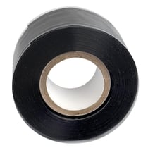 Ruban de réparation silicone isolant et auto amalgamant, colmate les fuites, étirable et étanche - Noir - 3m x 25mm