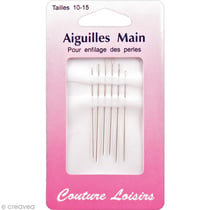 AIGUILLES A ENF.PERLES N°10A15 AIGUILLES A ENFILER LES PERLES N°10A15
