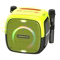 Enceinte Bluetooth RGB Etanche Avec Basses Puissantes Et Fonction Powerbank Jaune YONIS