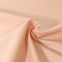 Tissu Coton enduit uni Rose blush - Au mètre