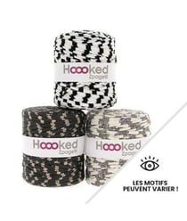 Fil Zpagetti Hoooked - Cône 700 G MIXED STRIPES