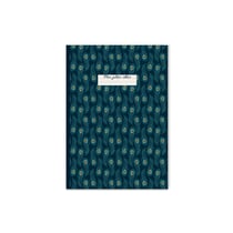 Carnet souple A6 deluxe - Paon - Hirondelles & Cie