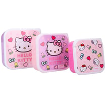 Boite goûter Hello Kitty Kawai 3 en 1 - 12 CM