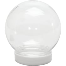 Boule à neige, H : 8,5 cm, d 8 cm, diamètre intérieur 4,7 cm, 1 pièce
