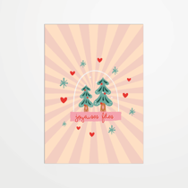 Carte postale - Cité Candide  - Joyeuses fêtes - 14,8 x 10,5 cm - Made in France
