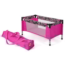 Lit parapluie perles rose poupee - bayer chic 2000 - 65287 - accessoire poupon