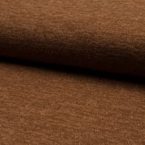 Tissu Maille lurex ajouré Marron - Au mètre
