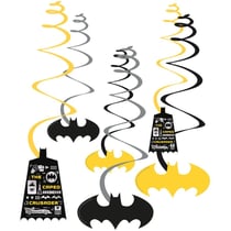 6 Guirlandes Spirales Batman Round