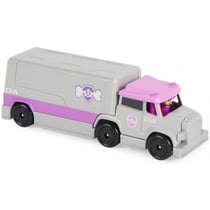 Vehicule en metal pat patrouille big truck pups : le grand camion de stella gris et rose - vehicule miniature - spin master