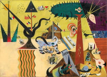 Puzzle 1000 pièces - Joan Miro - The Tilled Field - Eurographics