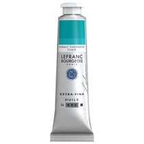 Peinture à l'huile - Extra-fine - Cobalt turquoise clair - 725 - Lefranc Bourgeois - 40ml