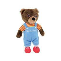 Peluche Petit Ours Brun 18cm - / Fun House - Bleu - Jemini