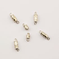 Fermoirs à visser Vaessen Creative - Fixation - Métal - Argenté - 10 mm - Lot de 144 pièces