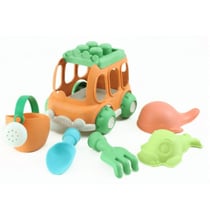 Set de plage & jardin - 6 Pièces, Voiture en Paille de Blé