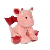 Peluche - Peluche Dragon Trendy, Rose Poudré 30 cm