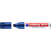 Marqueur permanent pointe biseautée - Edding - Bleu - edding 800