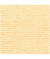 Pelotes de fil à tricoter CREATIVE COTTON ARAN de Rico Design - Laissez libre cours à votre créativité avec douceur et style ! 63 Jaune clair