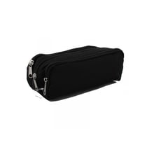 Trousse - Scolaire - Noir - 3 compartiments - Ulmann