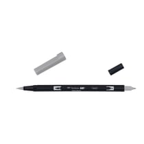 Lot de 6 feutres double pointe pinceau - TOMBOW - N65 gris froid 5 - ABT Dual Brush Pen