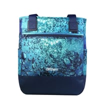 Sac 3 en 1 : sac à dos, sac shopping et yoga Offshore Bleu Bulles BAGTROTTER