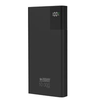 URBAN FACTORY Powerbank 10000mAh Modèle Bigee avec Triple ports USB-A / USB-C Compacte Noir