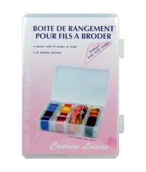 Boîte de rangement petit modèle 18 x 12 x 4 cm - Distrifil Transparent