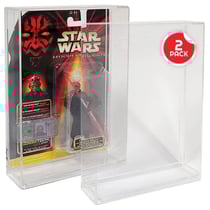 Evoretro - Pack 2 présentoirs vitrine acrylique pour figurines articulées