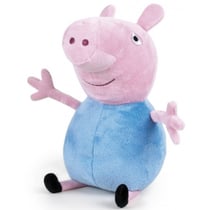 Peluche geante peppa pig : george 73 cm - grande peluche licence peppa le cochon