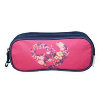 Trousse scolaire 2 compartiments Phileas Rose - BAGTROTTER
