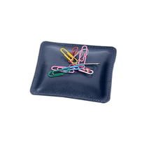 COUSSIN A TROMBONES - CUIR Satiny - 10x10x2,5 cm