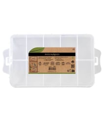 Boîte de Rangement Empilable - Organisation et Praticité pour Vos Fournitures de Couture - 25 x 16 x 7 cm - Milward Transparent