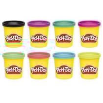 Play-Doh 8 pots couleurs vives, pots de pâte a modeler de 85 g
