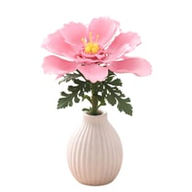 Pivoine Décorative à Construire en Briques – Fleur DIY 74 Pièces, Décoration Intérieure Originale à Exposer