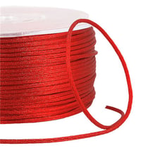 Bobine 100m queue de rat 2mm Rouge