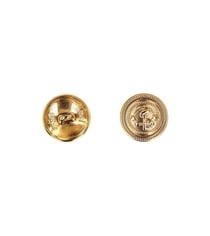 Lot de 6 boutons métal ancre or
