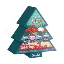 Lilo & Stitch Holiday 2025 - Pack 4 porte-clés Pocket POP! Tree Holiday Box 4 cm