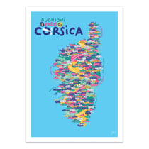 Affiche 30 x 40 cm - Corse - Sté!
