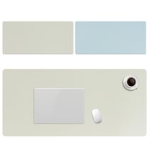 Tapis De Souris Bicolore 90x40cm Imperméable Anti-Rayures Résistant à La Chaleur Bleu Vert YONIS