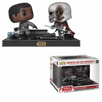 Star Wars - Pack 2 Figurines POP! Bobble Head Finn vs Captain Phasma 9 cm - Funko