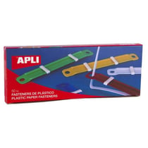 Relieurs en plastique couleurs assorties 90 x 12 mm 50 u.