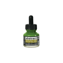 Encre Acrylique en flacon - vert jaune olive - Sennelier
