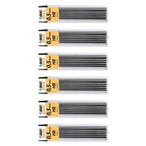 Mine de rechange - BIC - HI-POLYMER - HB - 0,5 mm - Lot de 6 étuis de 12 mines