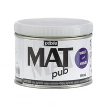 Peinture acrylique - Extra mate - Violet cobalt - Pébéo - Mat Pub - 500ml