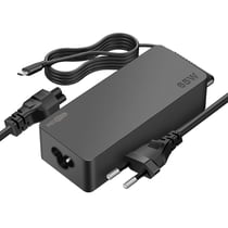 Max excell Chargeur pour PC Portable / MacBook USB-C 65W avec Câble Intégré Charge Rapide Noir