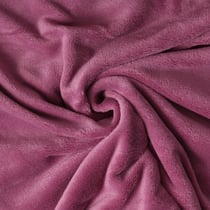 Tissu Doudou Nuvola uni Vieux rose