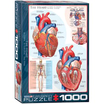 Puzzle 1000 pièces - Le coeur - Eurographics