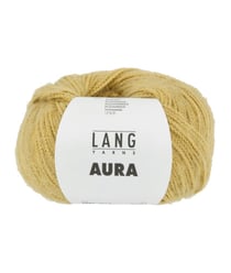 Pelote de Coton AURA - Lang Yarns 0014 Jaune