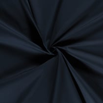 Tissu popeline de coton unie Lucca Bleu foncé
