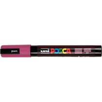 Lot de 6 marqueurs peinture pointe conique moyenne - POSCA - Framboise - PC5M