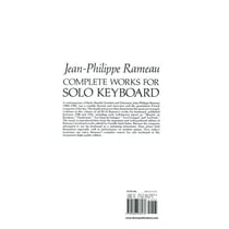 Partition musicale - RAMEAU JEAN-PHILIPPE - Œuvres complètes pour clavier solo - Dover